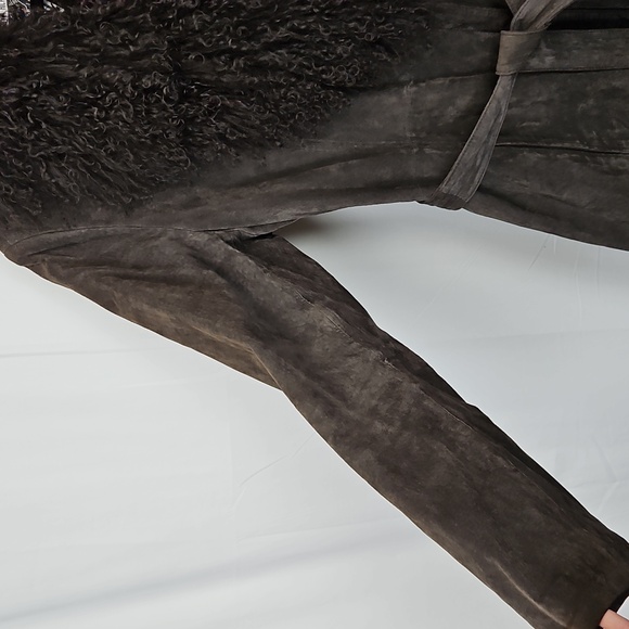 Vintage Marvin Richards Brown Suede Leather Jacket - Picture 3 of 12